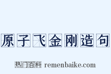 原子飞金刚造句是什么意思的图片